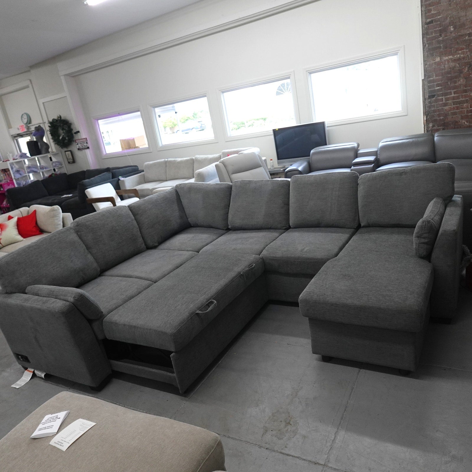 Coddle Luke Sleeper Sectional with Reversible Chaise and Storage