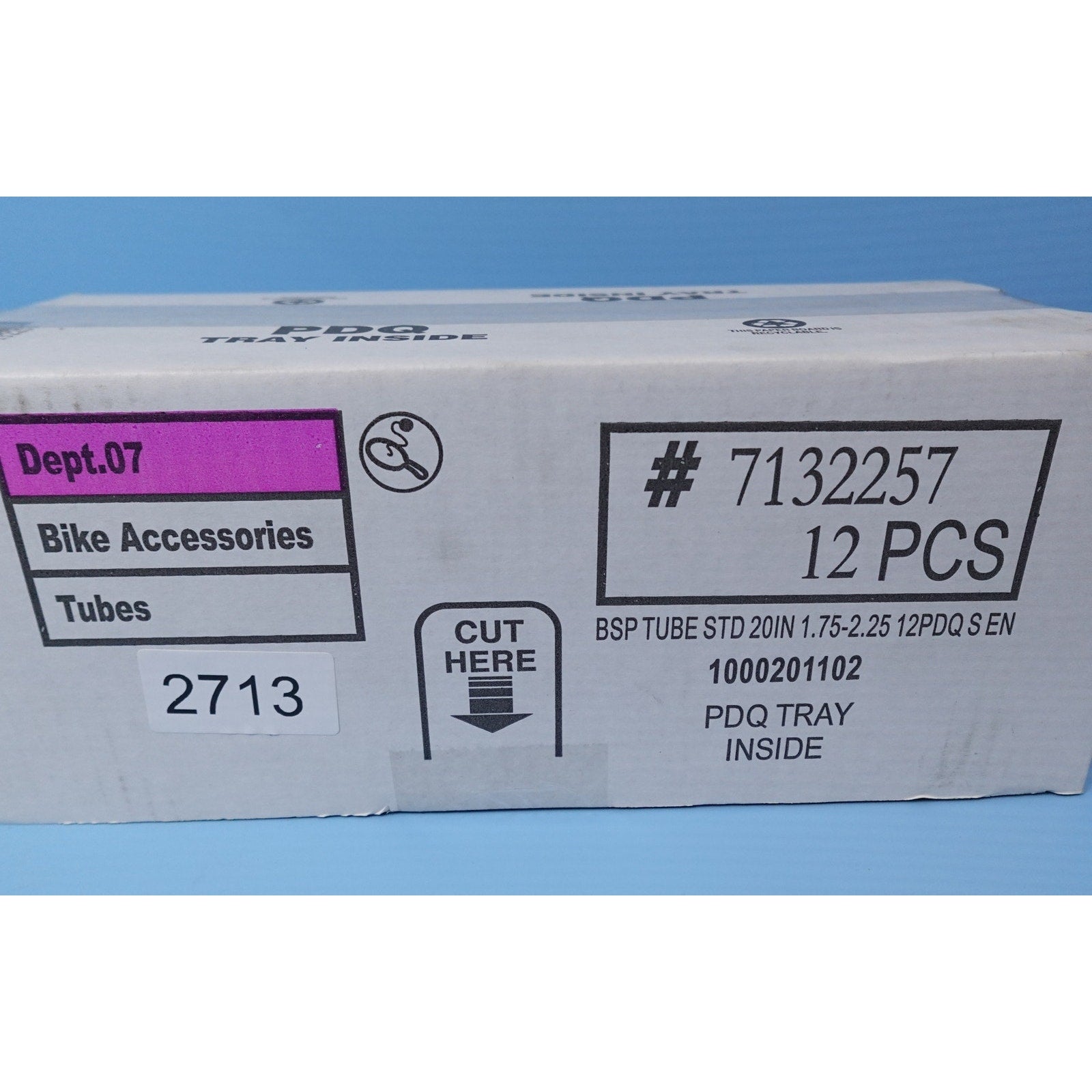 Bike Shop Bicycle Inner Tube 20" x 1.75" - 2.25" Schrader Valve BMX Mountain