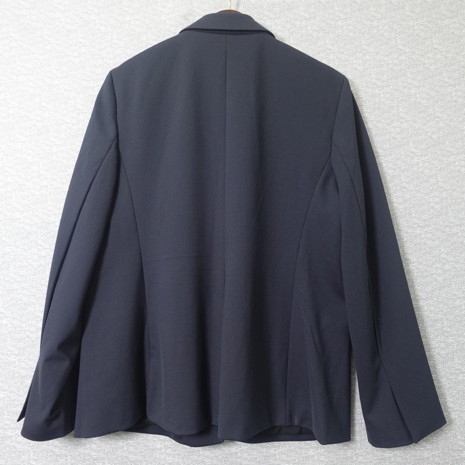 Calvin Klein Womens Ponte Blazer Charcoal - 2XL