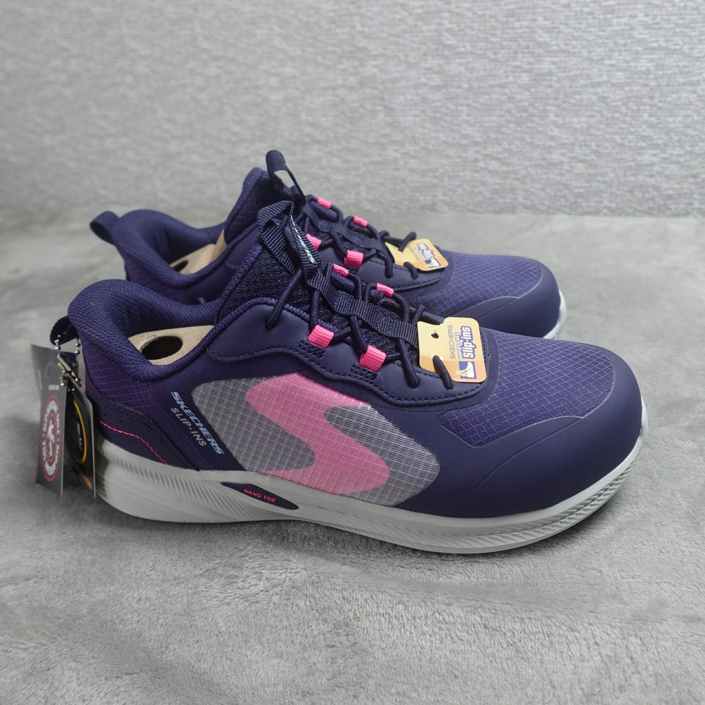 Skechers Work Hands Free Slip-Ins Women's Size 7.5 NVPK 108283 Slip Resistant Shoes