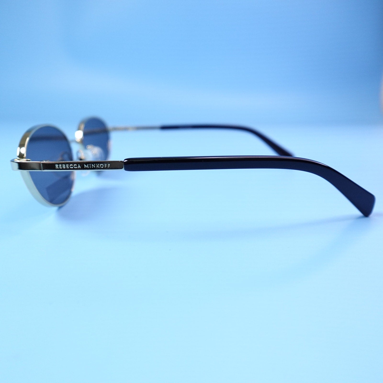 Rebecca Minkoff evangelyne Sunglasses Gold/Black 100% UV Protection