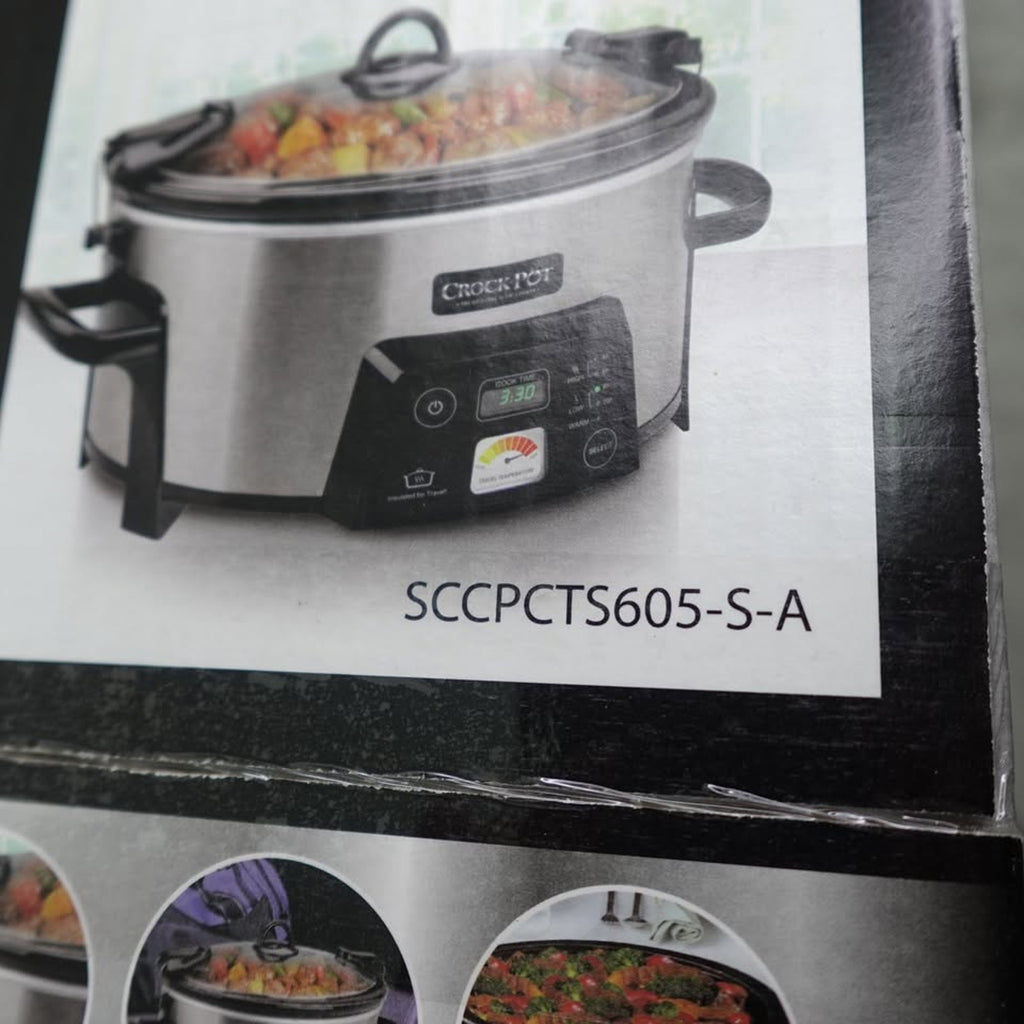 Crock Pot 6Qt. Travel & Serve SCCPCTS605-S-A