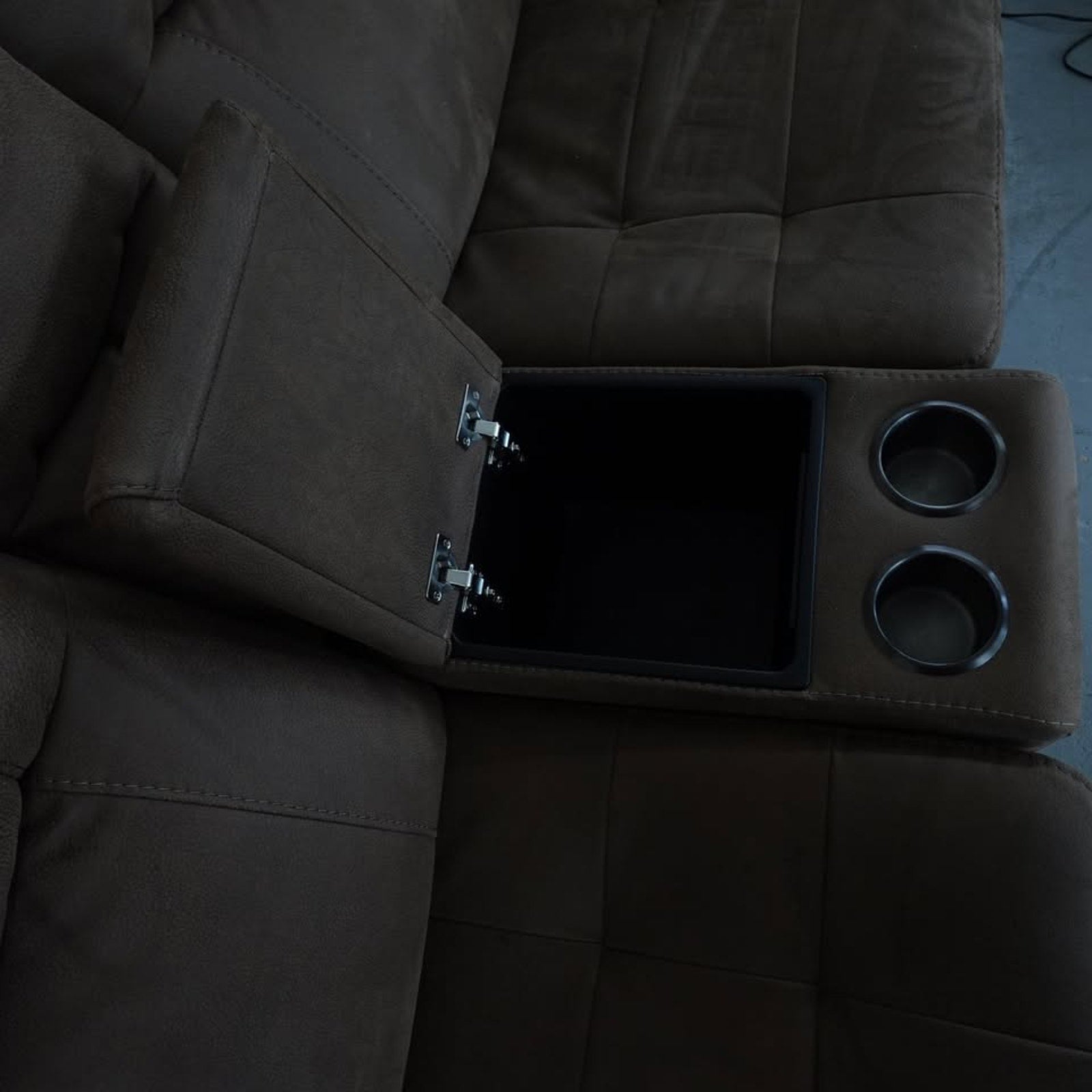 Simms Fabric Power Reclining Sectional with Power Headrests