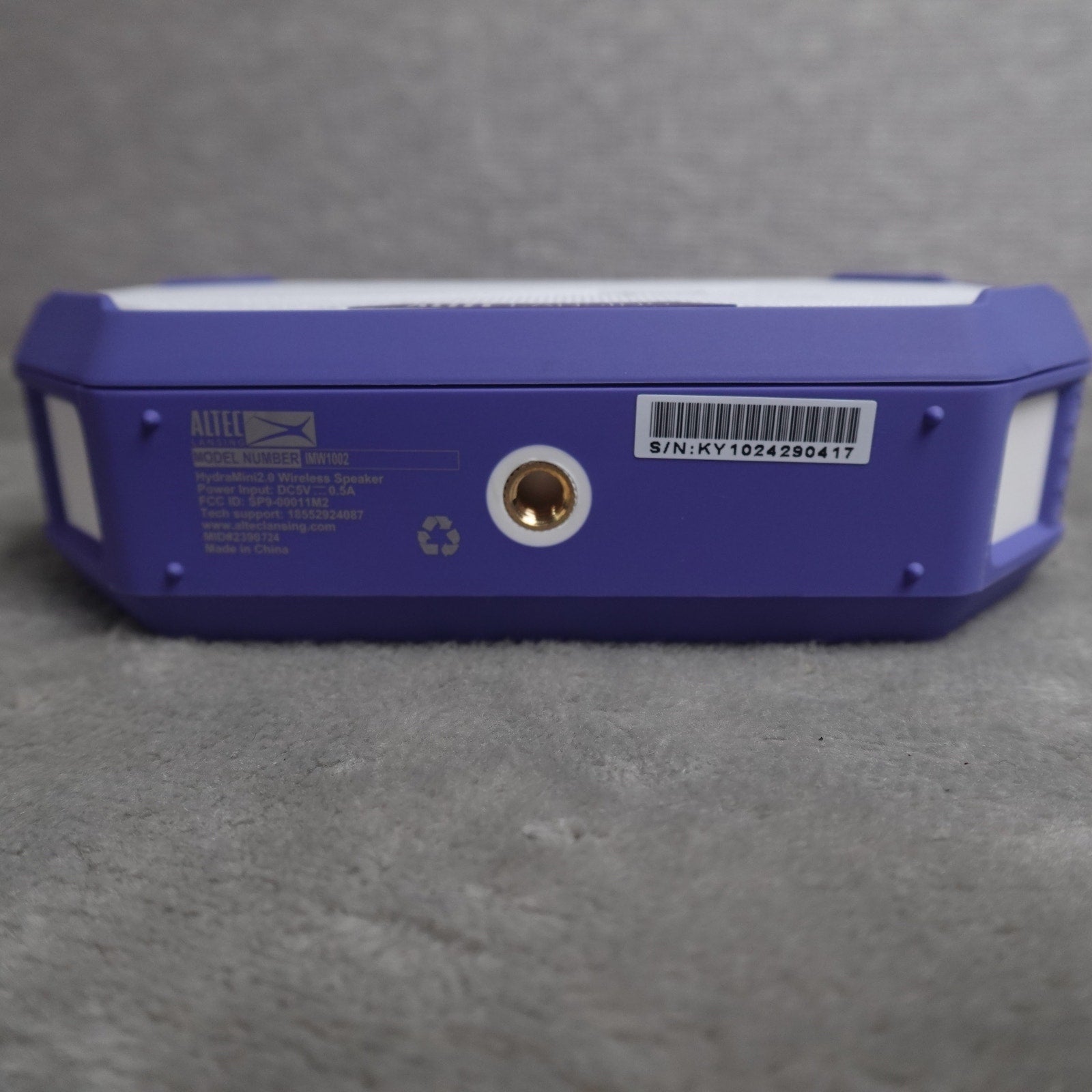 Altec Lansing HydraMini 2.0 Bluetooth Wireless Speaker IP67 Purple
