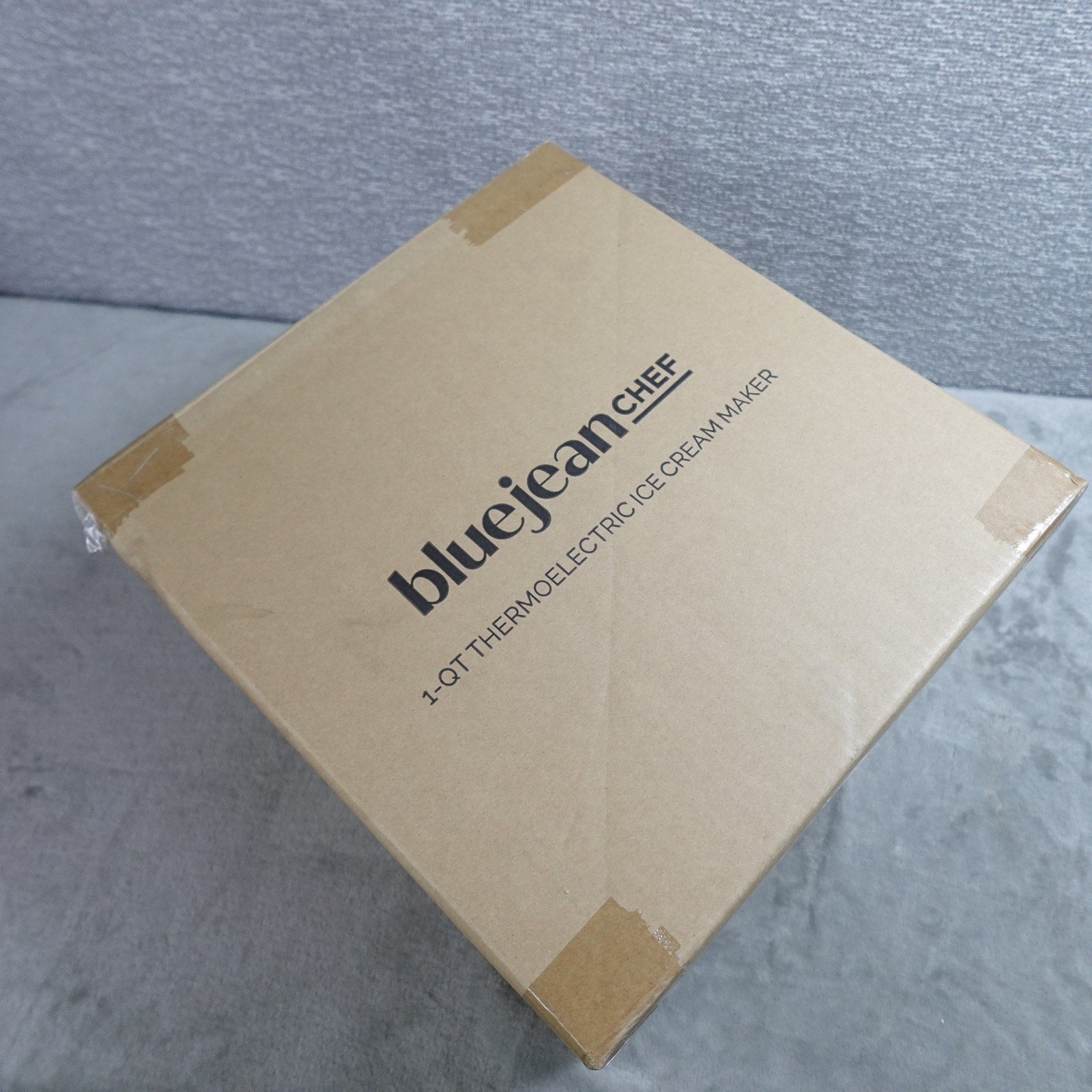 Blue Jean Chef 1 Qt Thermoelectric Ice Cream Maker Denim Blue SBJCTEIC100 NEW