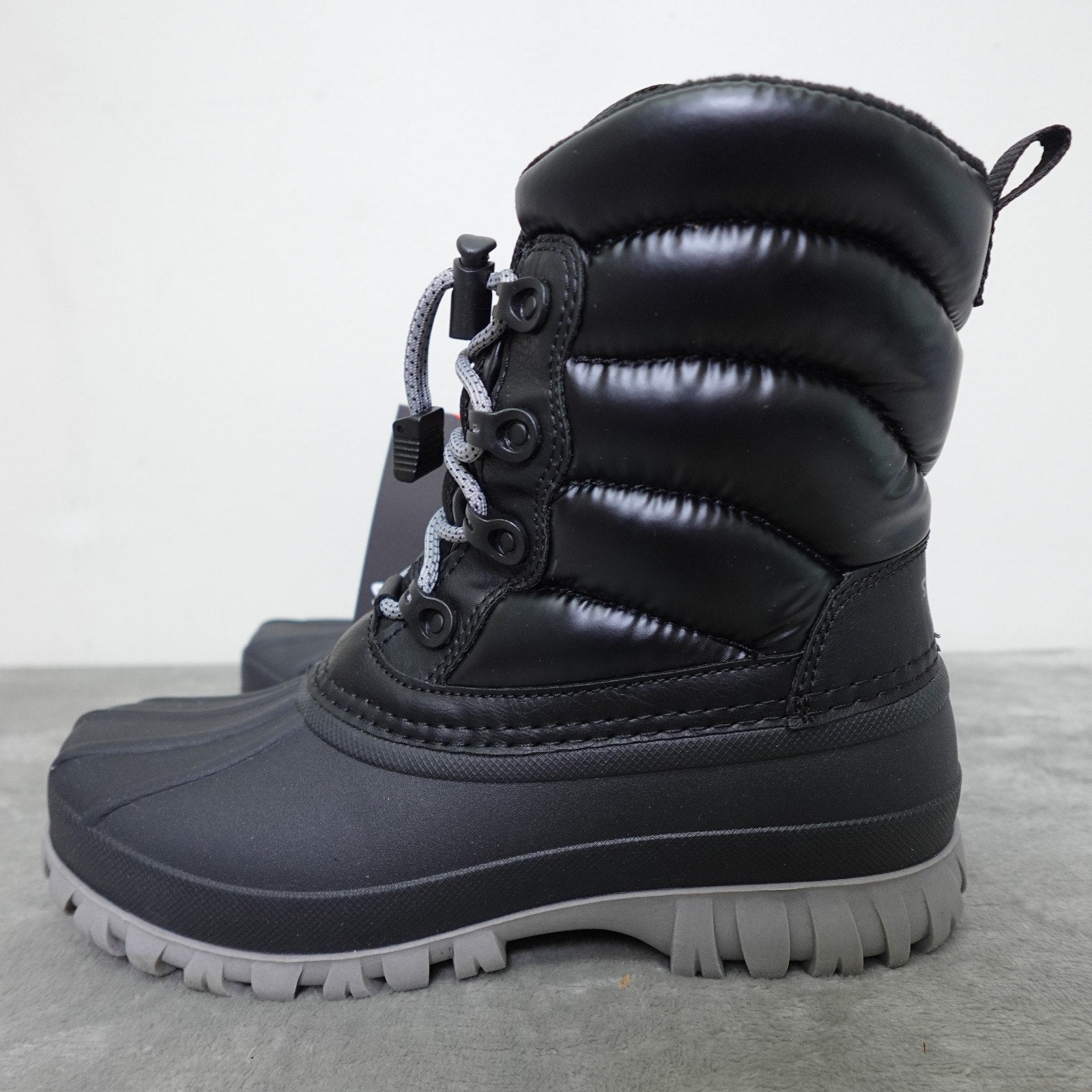 Storm by Cougar Size 6 Wide Cardiff WN-Q Black Waterproof Insulated Winter Boots