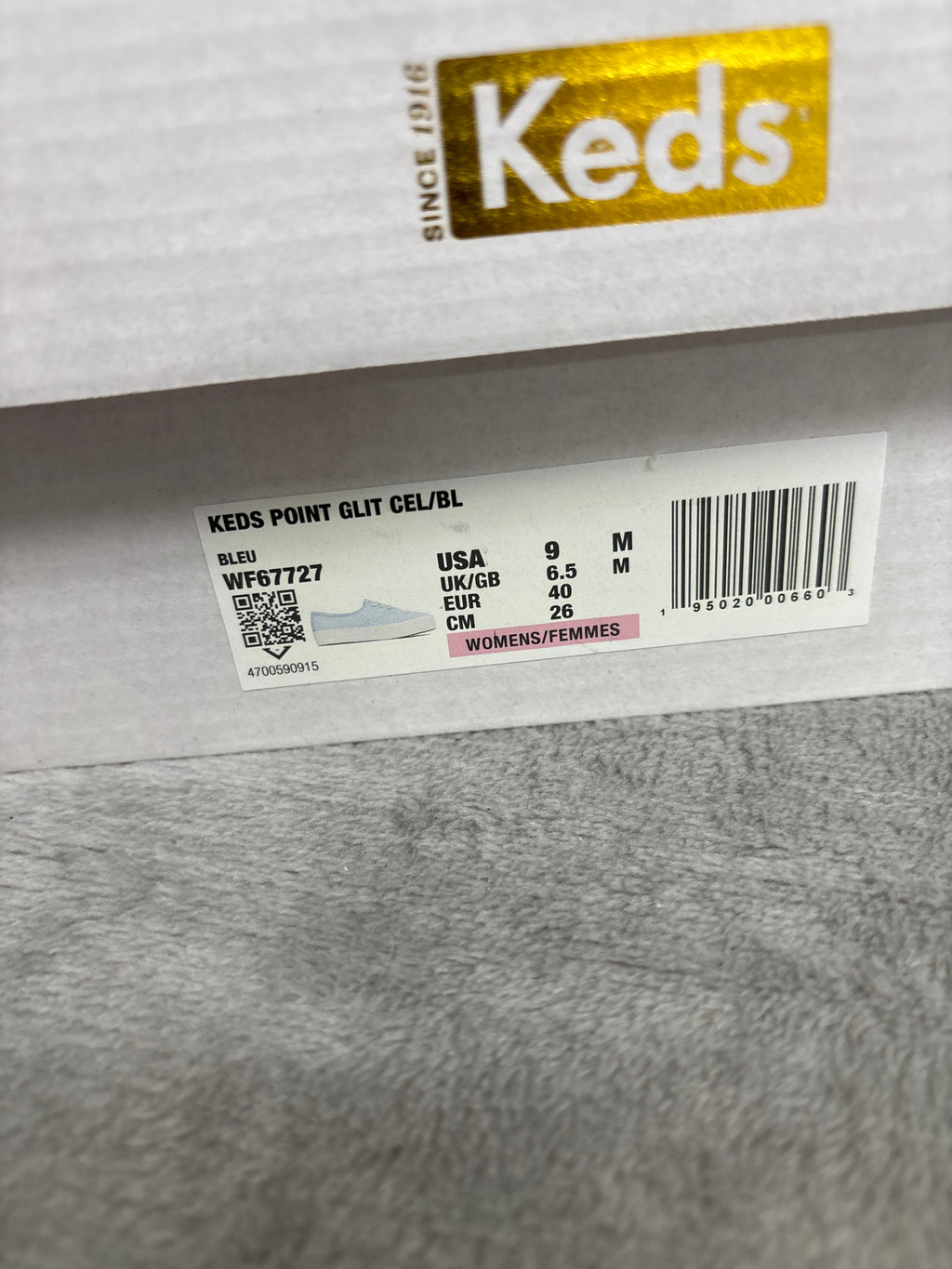 Keds point glit cel/bl sneakers