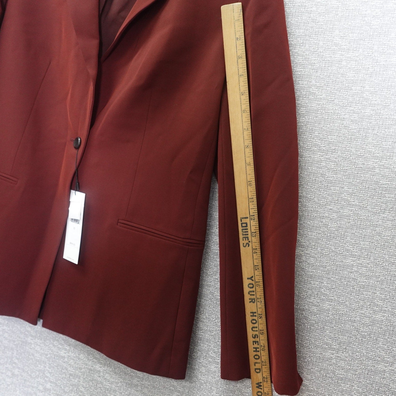 Calvin Klein Women's Soft Crepe Blazer Rusted Root - Size 10  40WL422