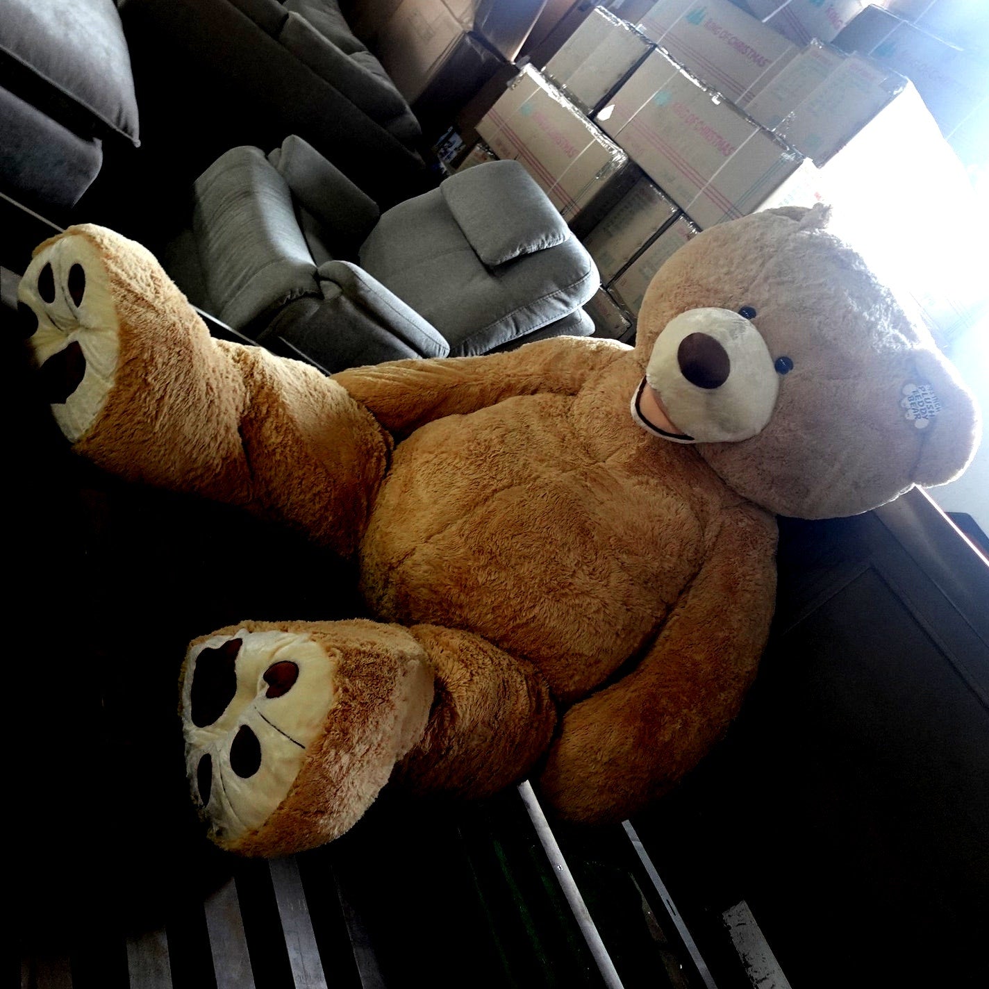 93" Plush Bear, Blonde