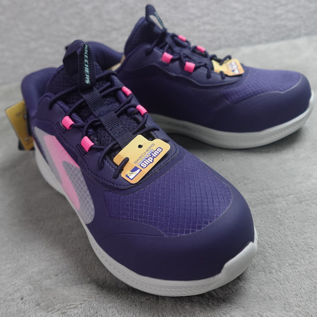 Skechers Work Hands Free Slip-Ins Women's Size 7.5 NVPK 108283 Slip Resistant Shoes