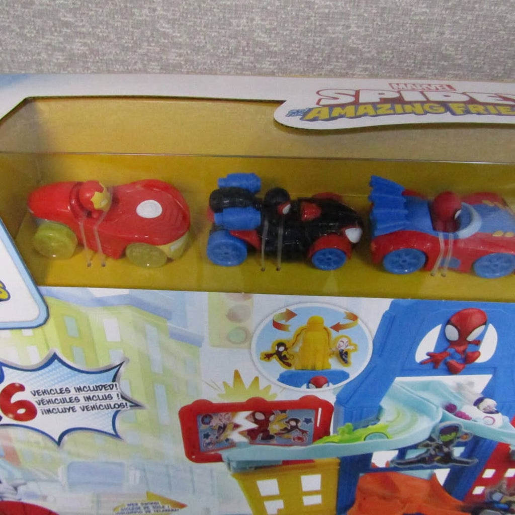 Marvel Spidey & His Amazing Friends Spidey Amazing Metals City Track Set