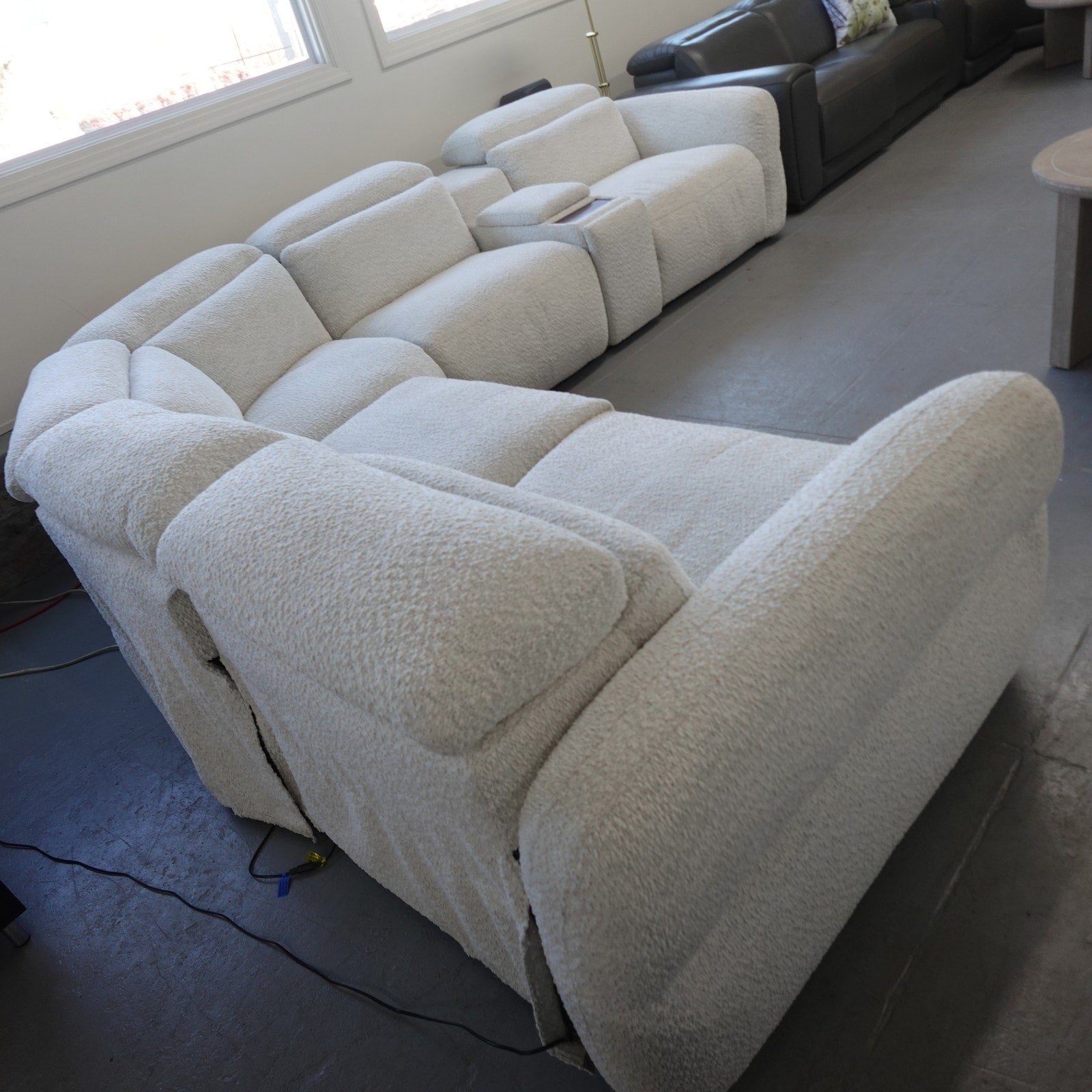 Monroe 6-piece Fabric Power Reclining Sectional with Power Headrests