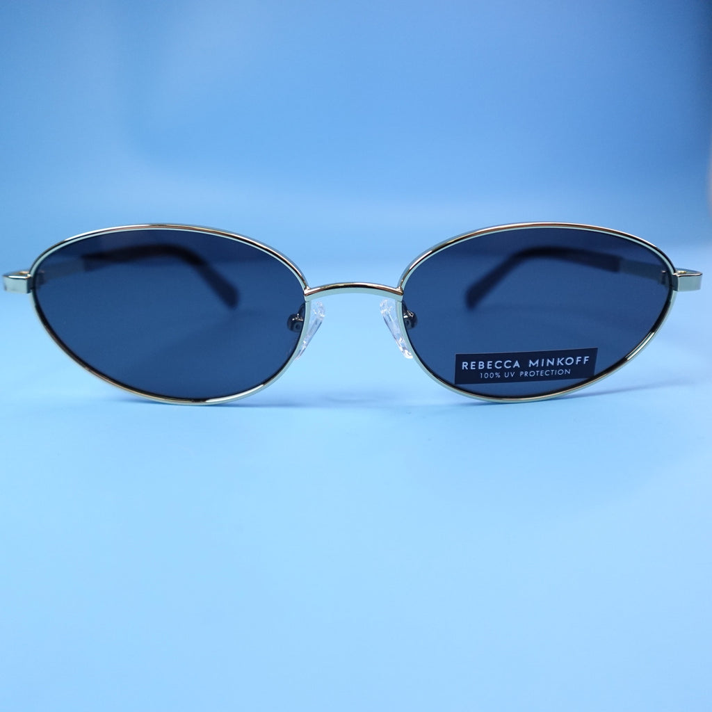 Rebecca Minkoff evangelyne Sunglasses Gold/Black 100% UV Protection
