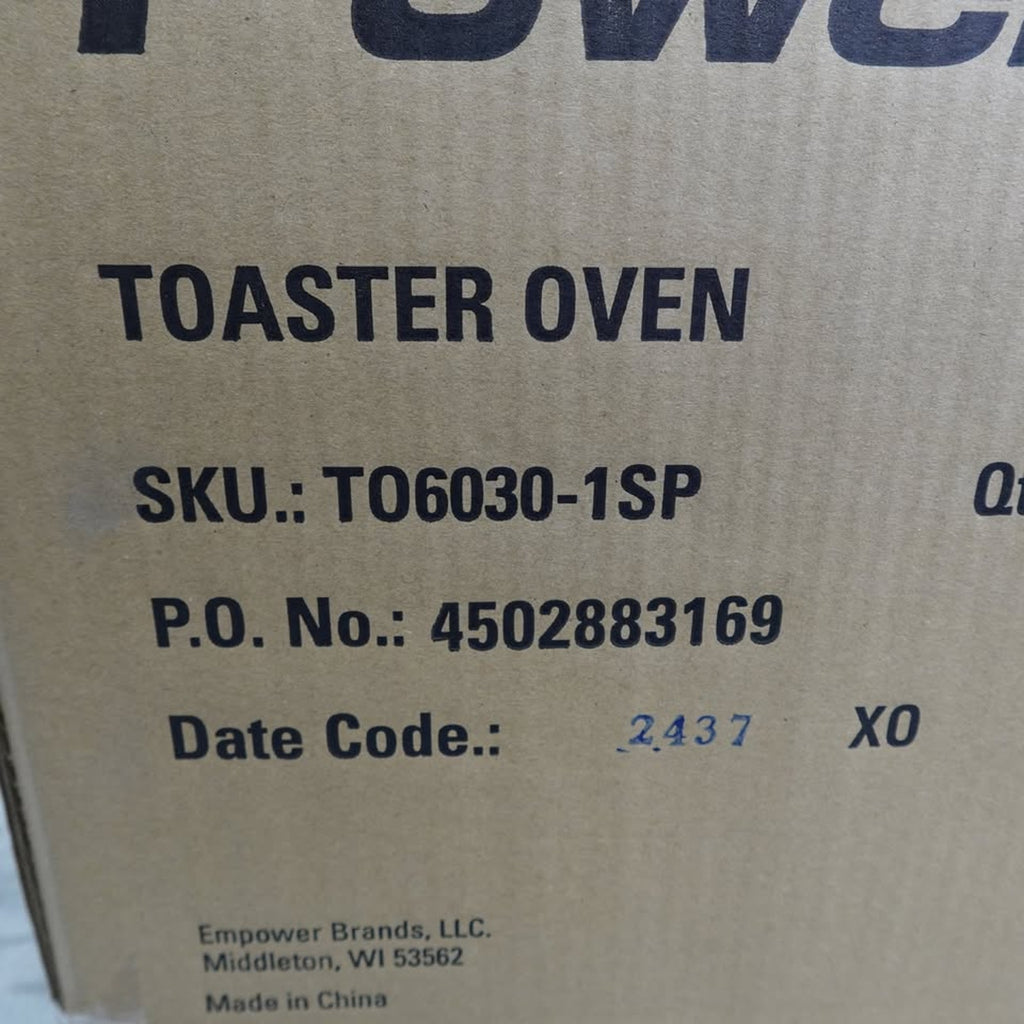Power XL Air Fry Toaster Oven Crisp 'N Bake T06030-1SP