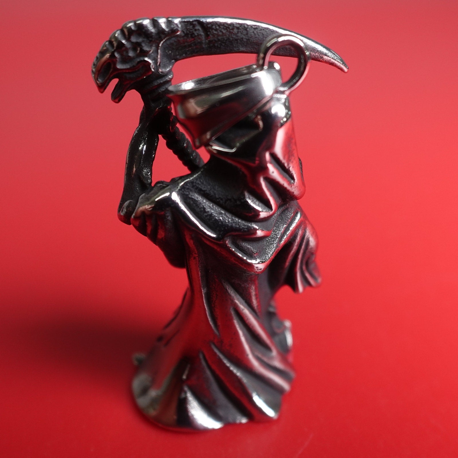 Stainless Steel Grim Reaper Pendant SP-604