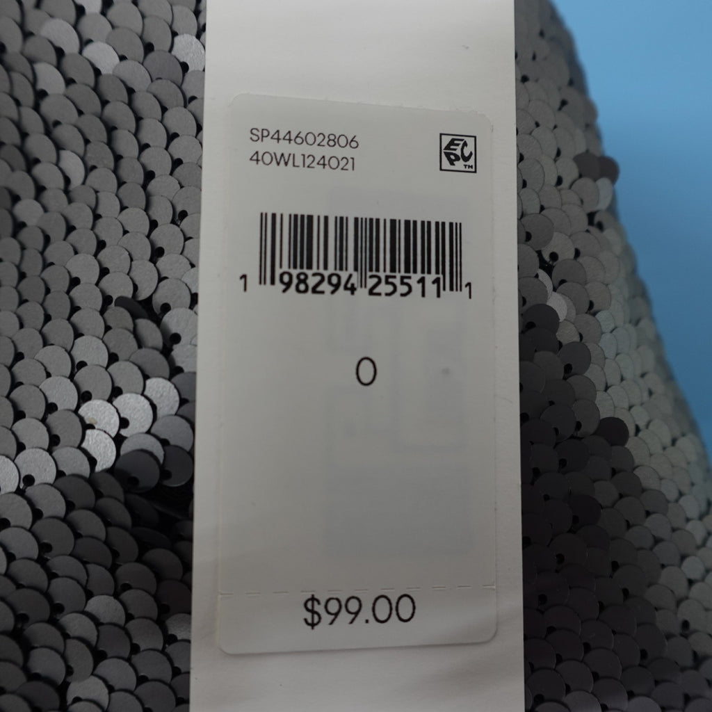 Calvin Klein Women's Sequin Tank Top Dark Gray - Size 0