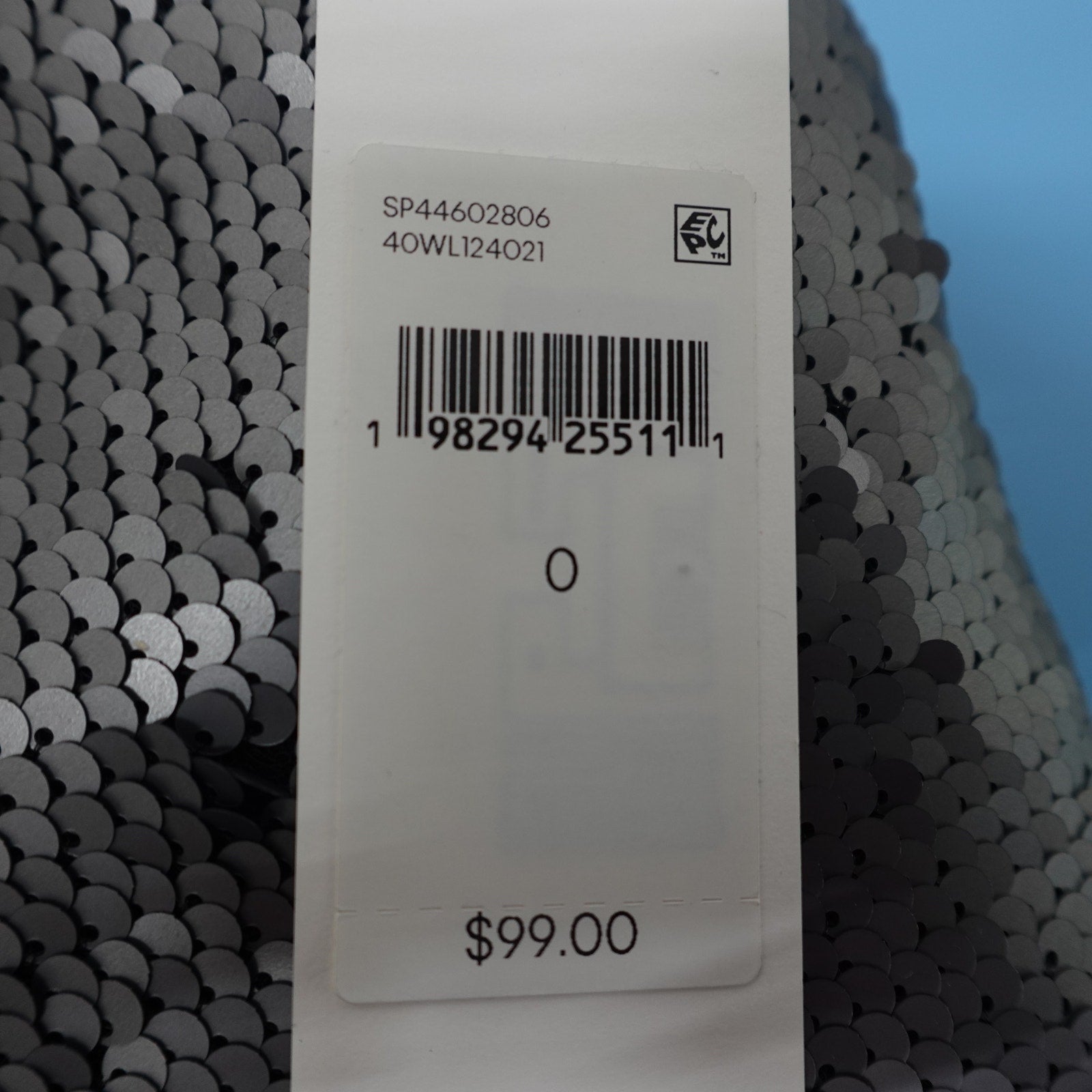 Calvin Klein Women's Sequin Tank Top Dark Gray - Size 0