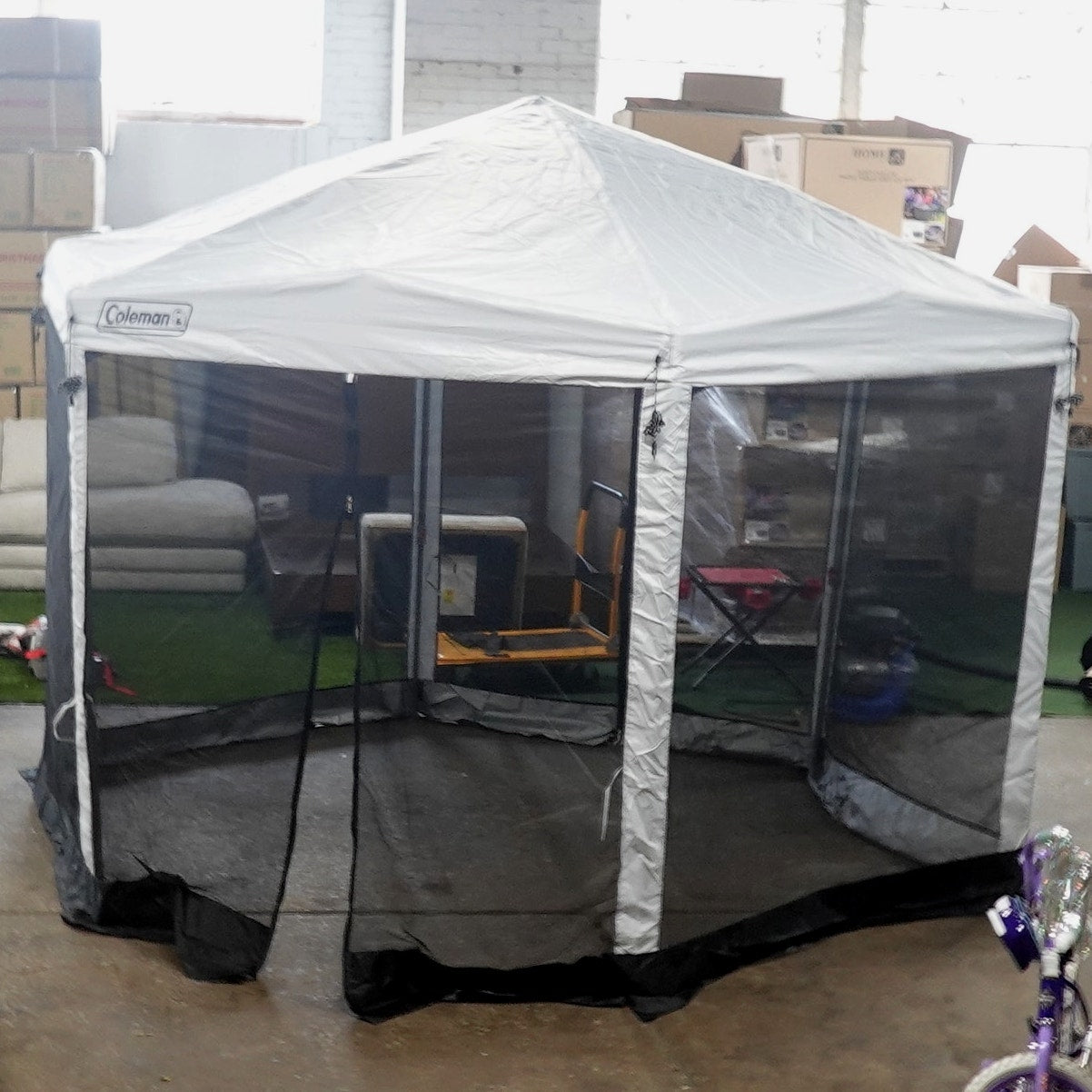 Coleman 12 x 10 Screened Canopy Sun Shelter Screenhouse