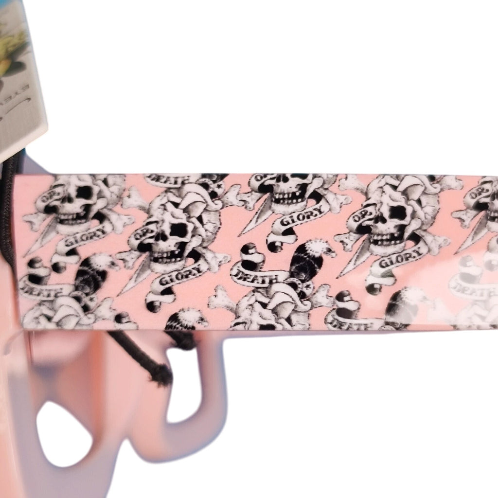 Ed Hardy Love Kills Slowly Collection Sunglasses UV Protective Vertex Skull Pink