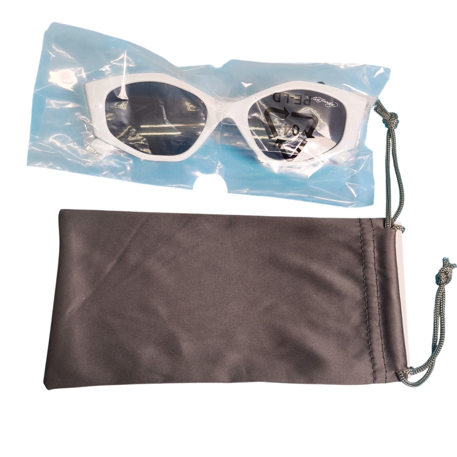 Ed Hardy Love Kills Slowly Carnivore Skulls Sunglasses 100% UV Protection