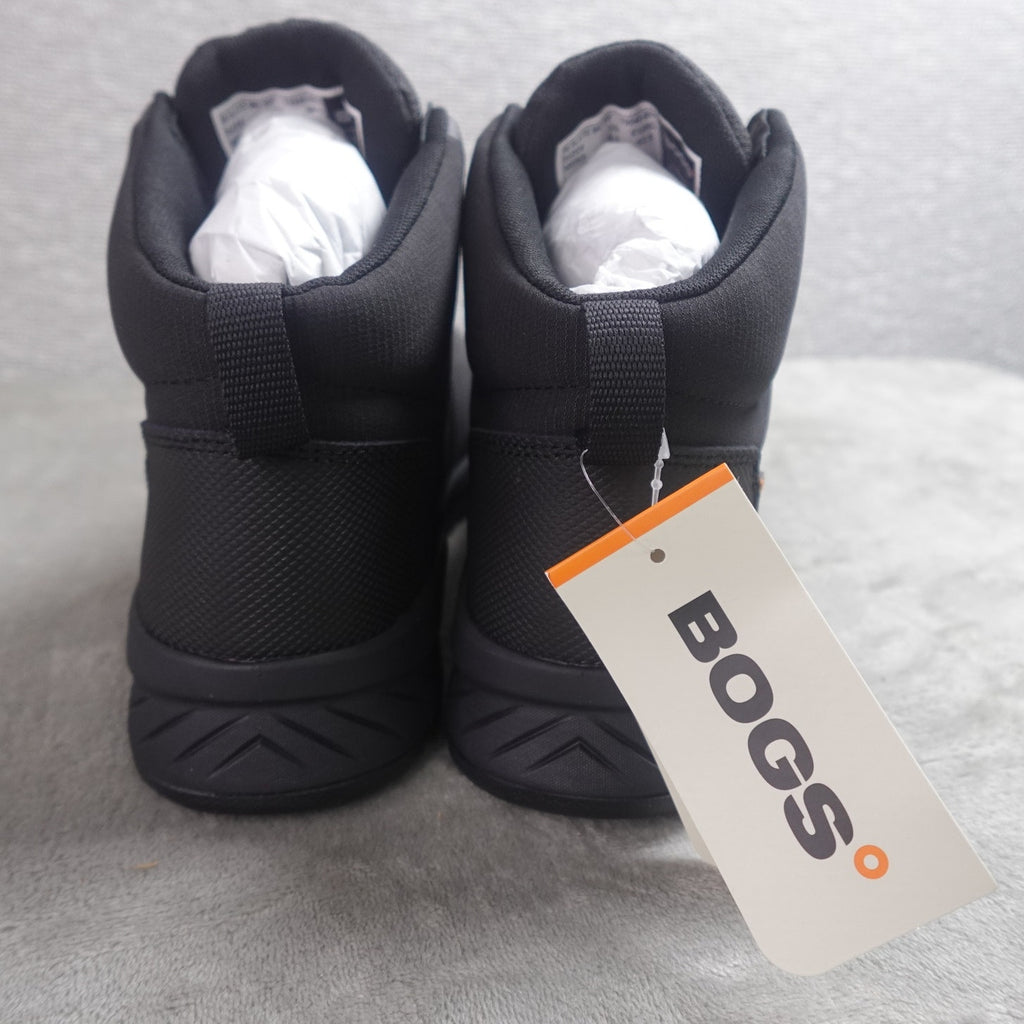 BOGS Slate Mid CT Work Shoes Men's 9.5M Black Waterproof Composite Toe 79040