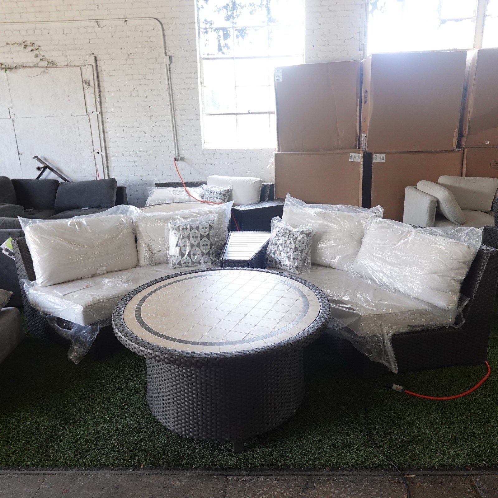 Sunvilla Outdoor Curved Patio Set – 4 Piece (NEW) – $1,199 OBO