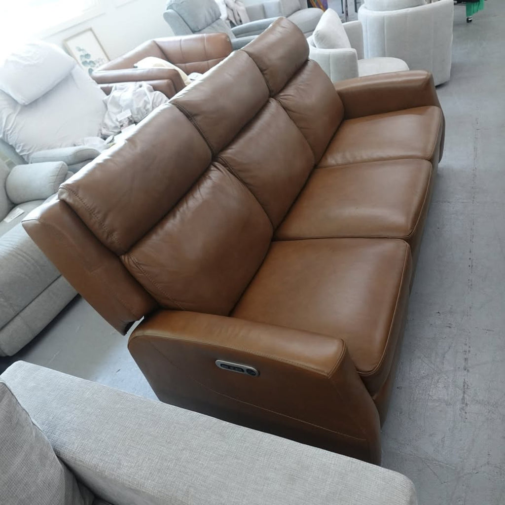 Thorton Leather Power Reclining Sofa