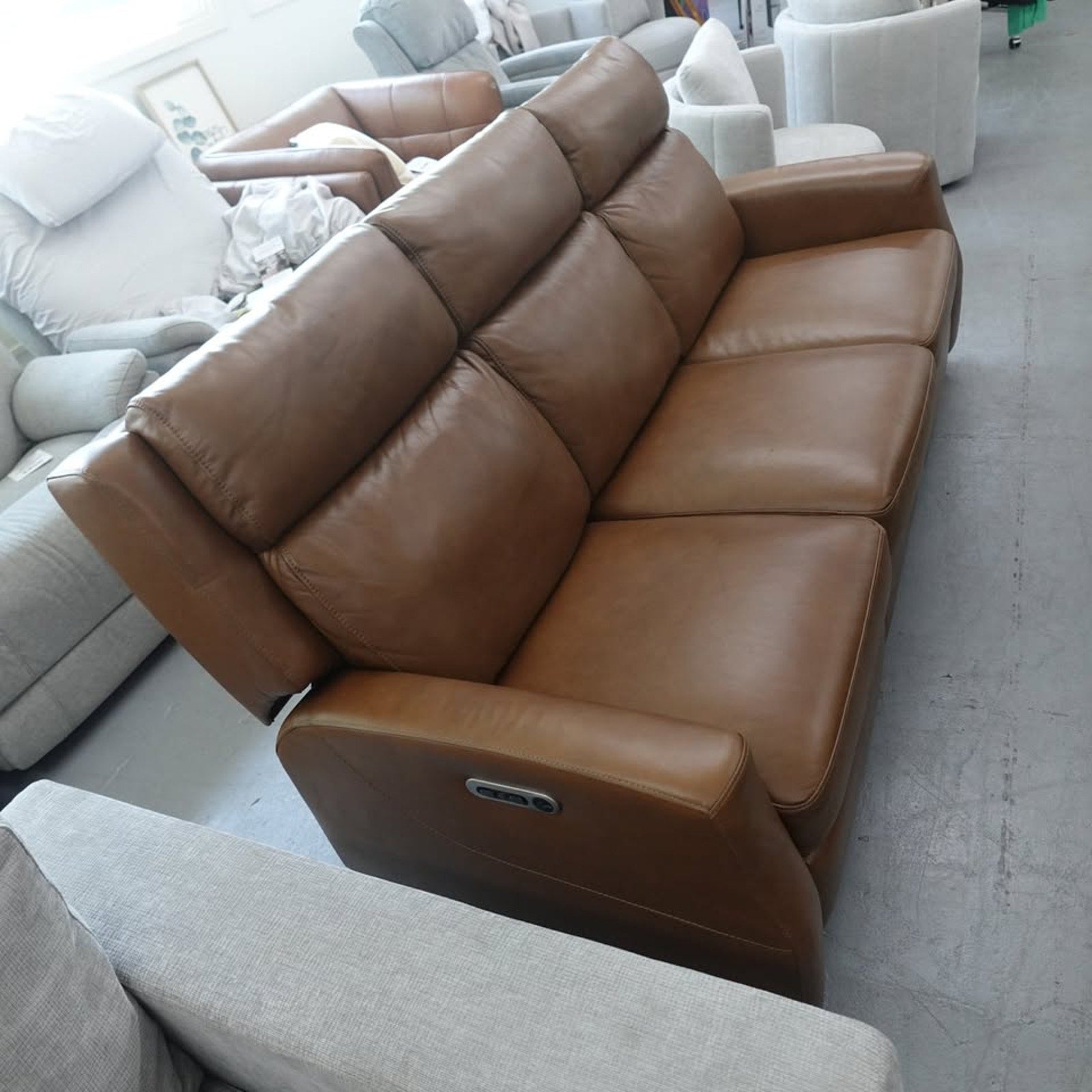 Thorton Leather Power Reclining Sofa