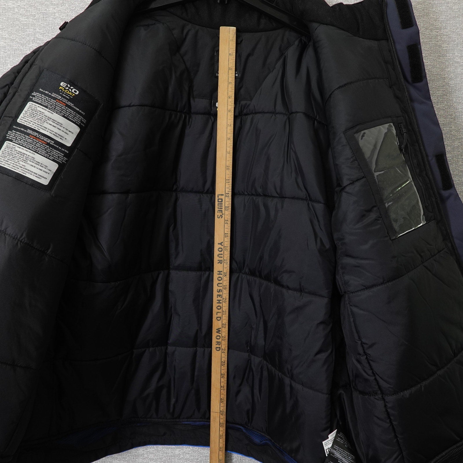 Ski-Doo Mens Vasa Snowmobile Jacket Indigo Blue - 2XL