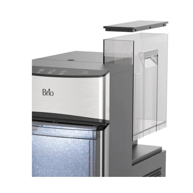 New Brio 740i Nugget Ice Maker 44lb Countertop Pebble Ice Machine Black