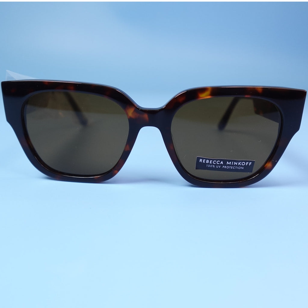 Rebecca Minkoff Sunglasses Mazey Black Studded Tortoiseshell 100% UV Protection