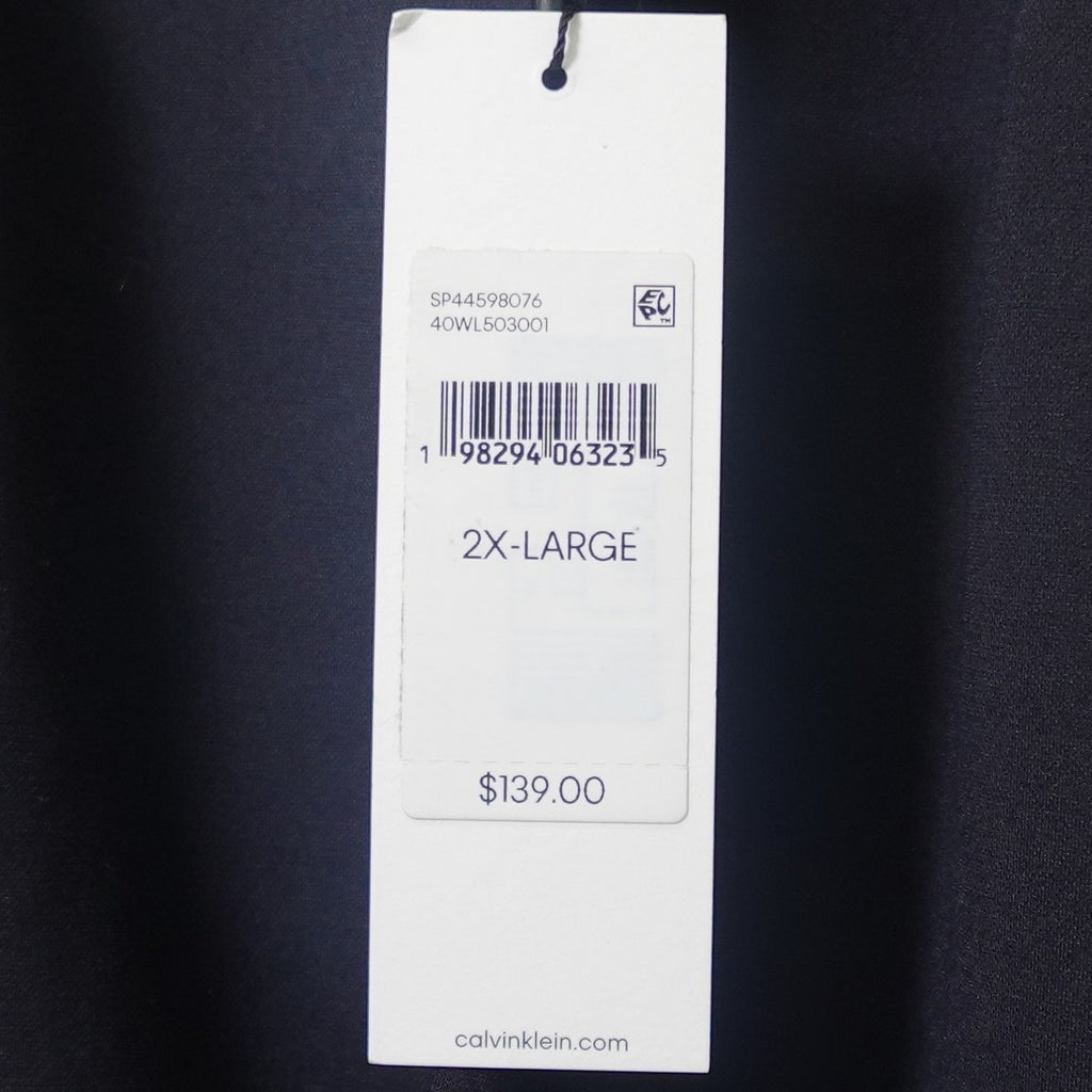 Calvin Klein Womens Ponte Blazer Charcoal - 2XL