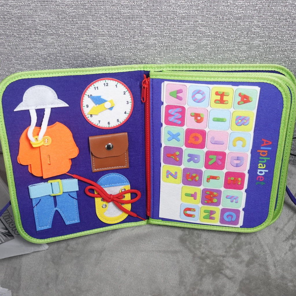 Winblo Toddler Busy Board Montessori Learning Activity Book Educational Sensory