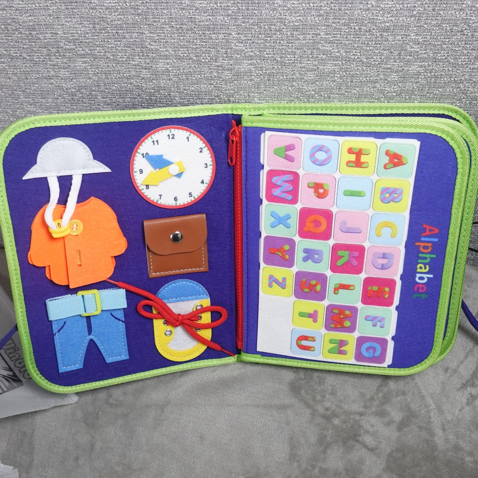 Winblo Toddler Busy Board Montessori Learning Activity Book Educational Sensory