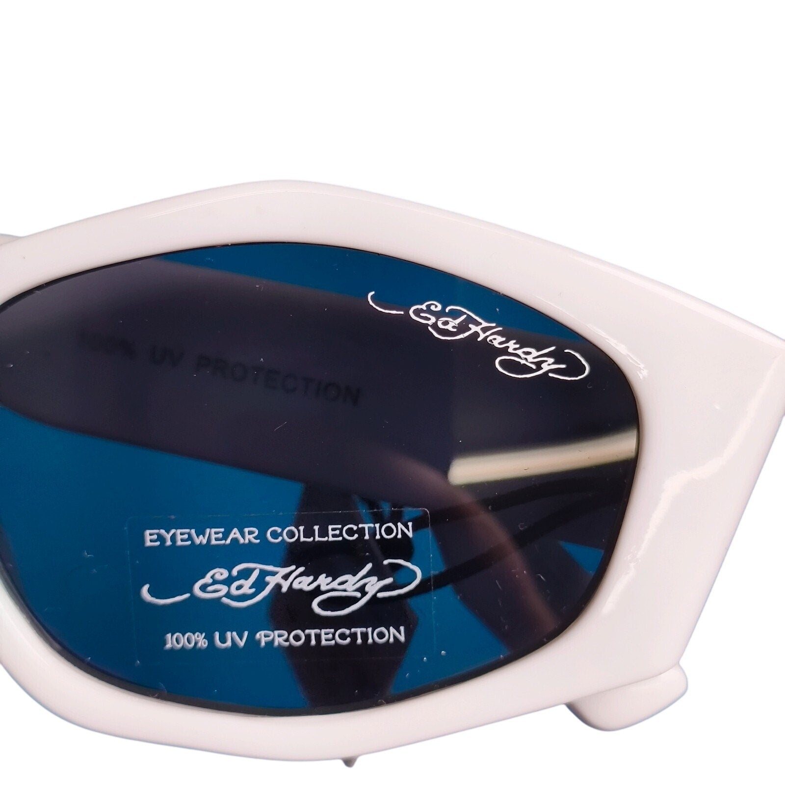 Ed Hardy Love Kills Slowly Carnivore Skulls Sunglasses 100% UV Protection