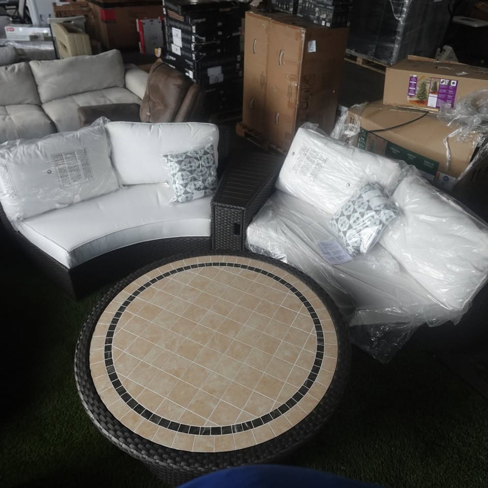 Sunvilla Outdoor Curved Patio Set – 4 Piece (NEW) – $1,199 OBO