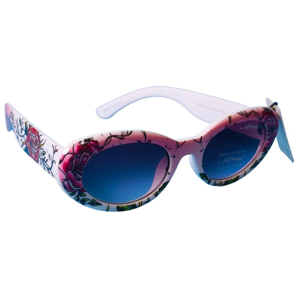 Ed Hardy Love Kills Slowly Collection Sunglasses UV Protective Pink Exhibition