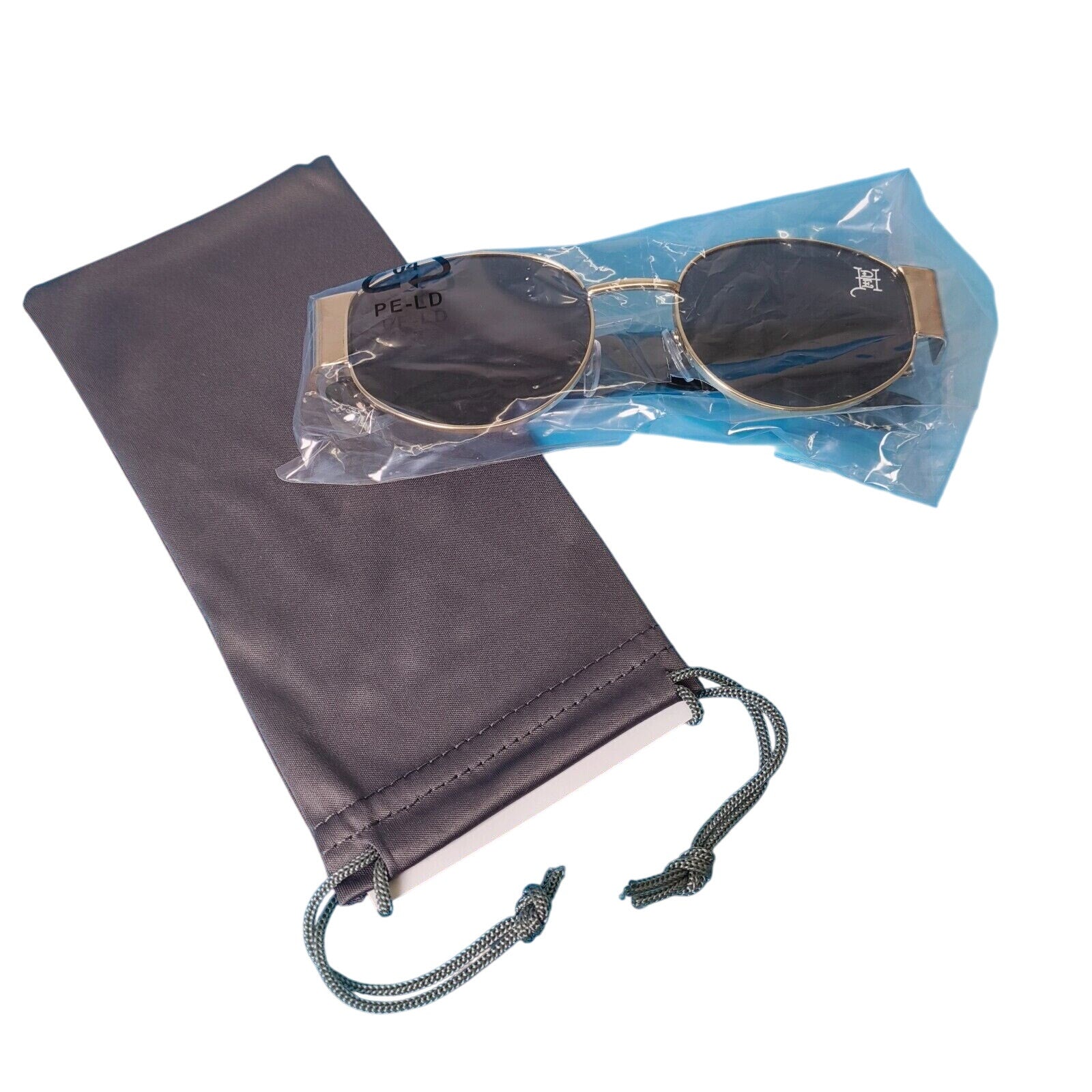 Ed Hardy Sunglasses UV 100% Protective Black Gold Frame w Dragon Ed-Annunciation