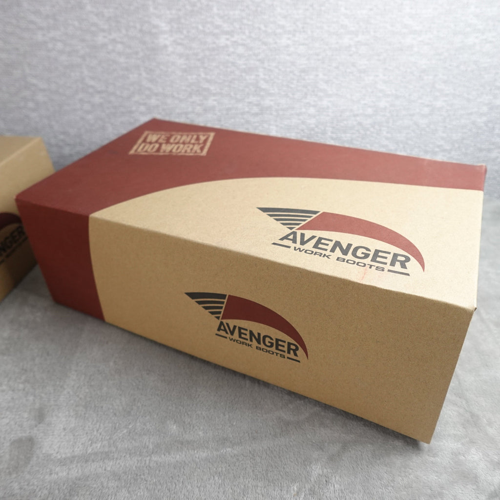Avenger Blade A320 Men's Safety Toe Work Shoes – Size 13 Medium – Black/White