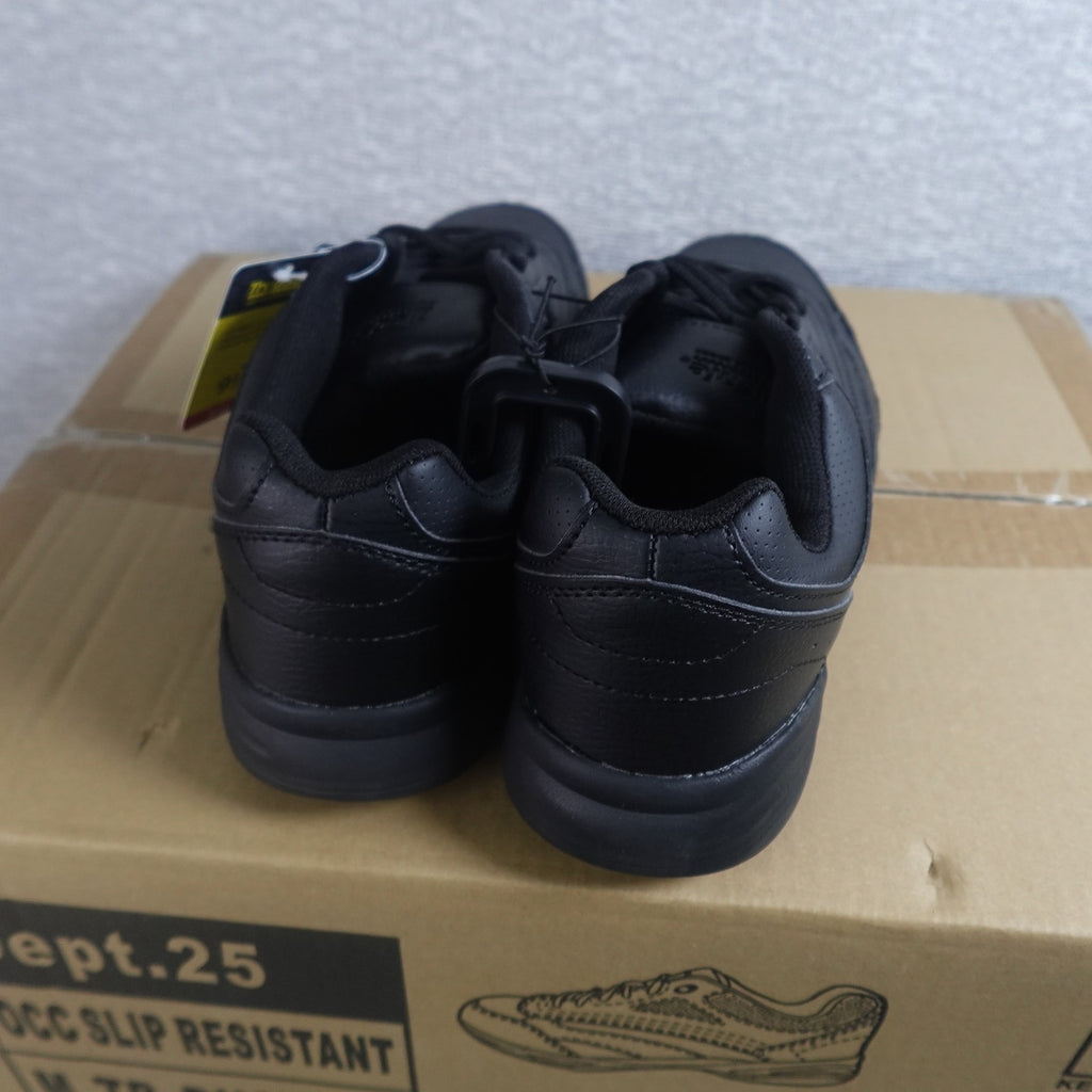 Lot of 6 Tredsafe Dustin Men's Slip Resistant Work Shoes Black Size 9.5W New