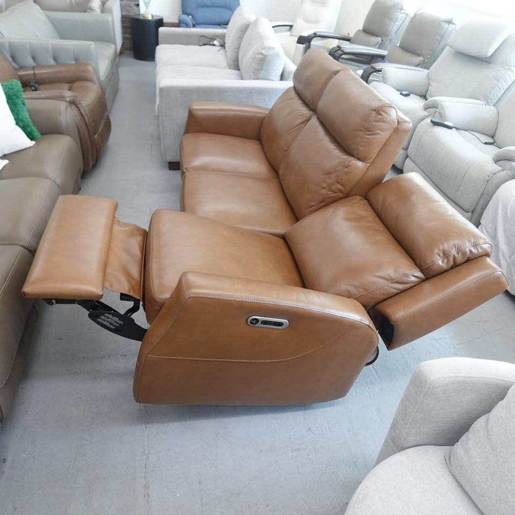Thorton Leather Power Reclining Sofa