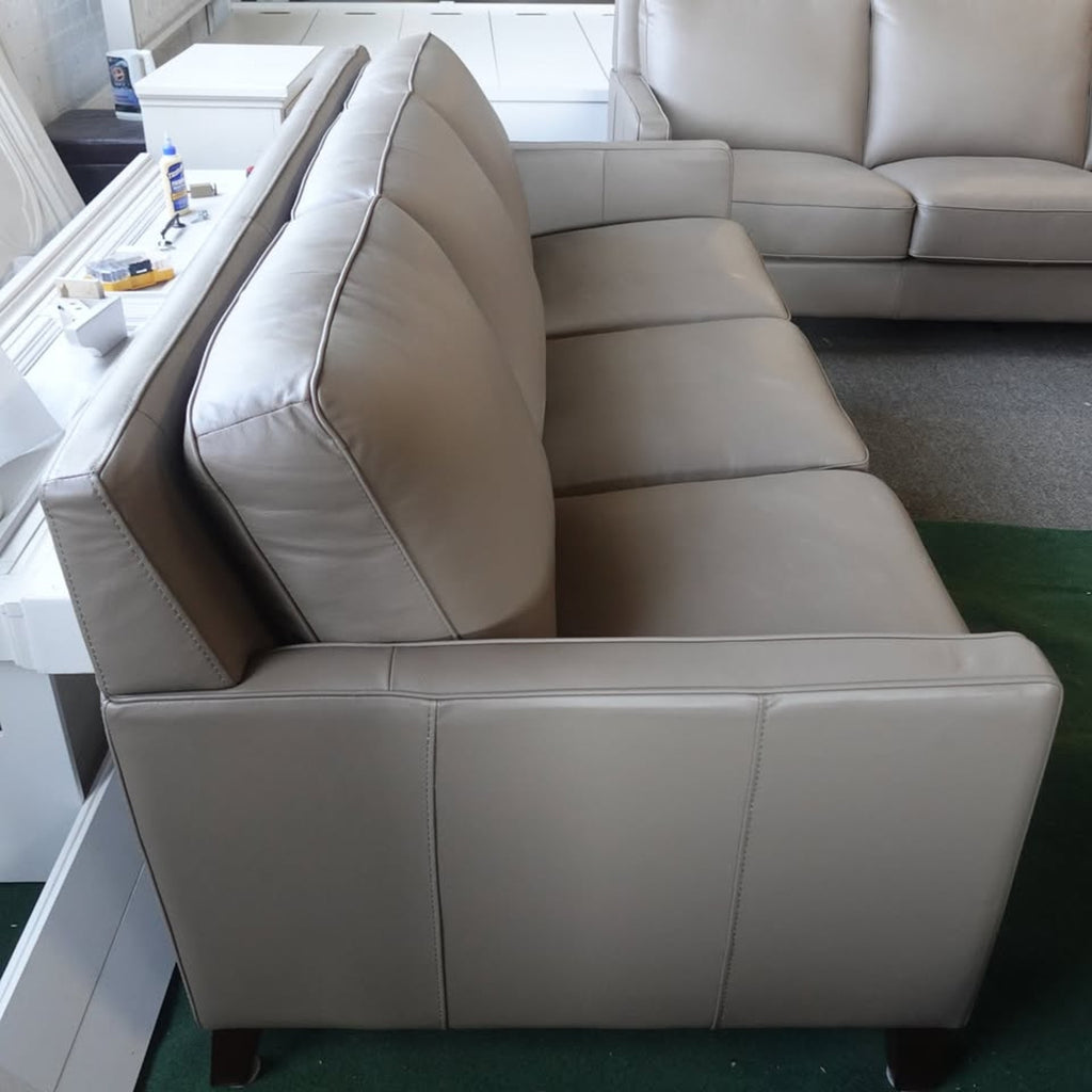 West Park Leather Sofa - Tan