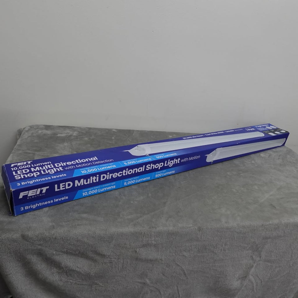 4 Ct. Feit 10,000 Lumen Multi-Directional Shop Lights with Motion Detection