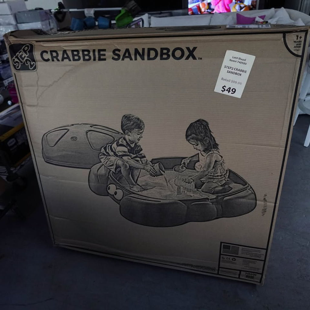 Step 2 Crabbie Sandbox - Resin 16" x 47.5" Red