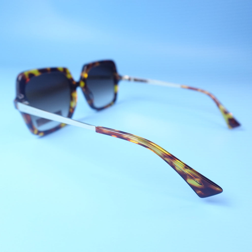 Rebecca Minkoff Willow Sunglasses Tortoiseshell Frame with Gold Arms