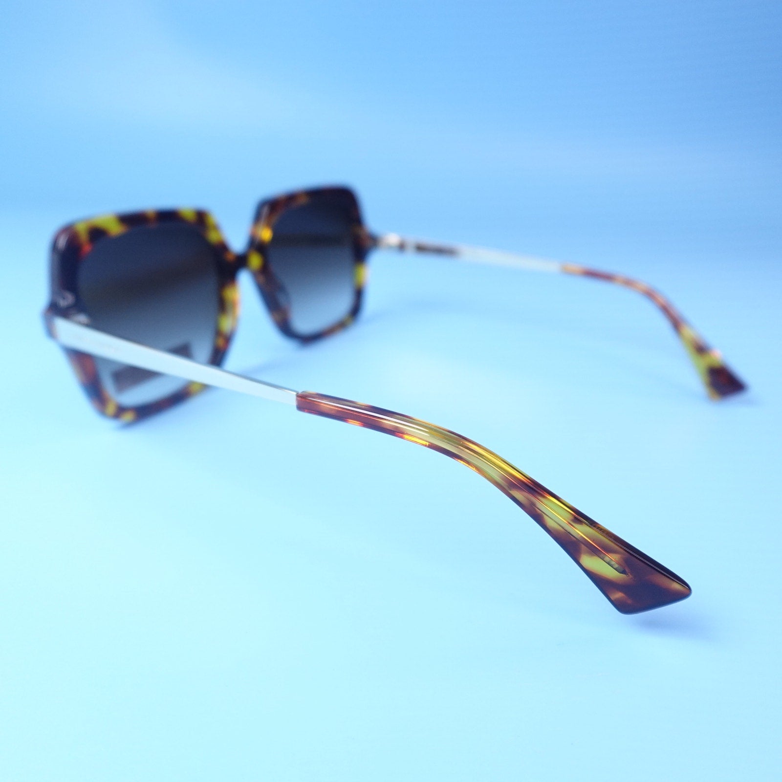 Rebecca Minkoff Willow Sunglasses Tortoiseshell Frame with Gold Arms
