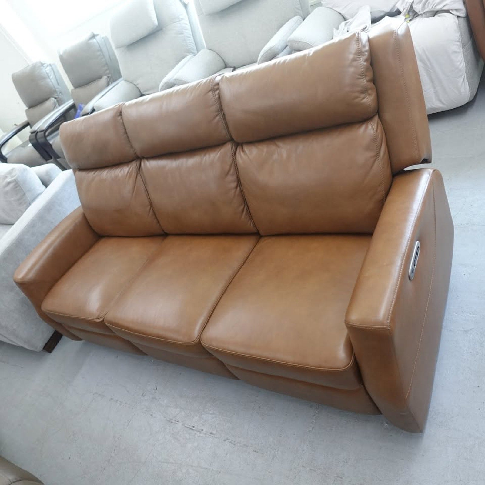 Thorton Leather Power Reclining Sofa