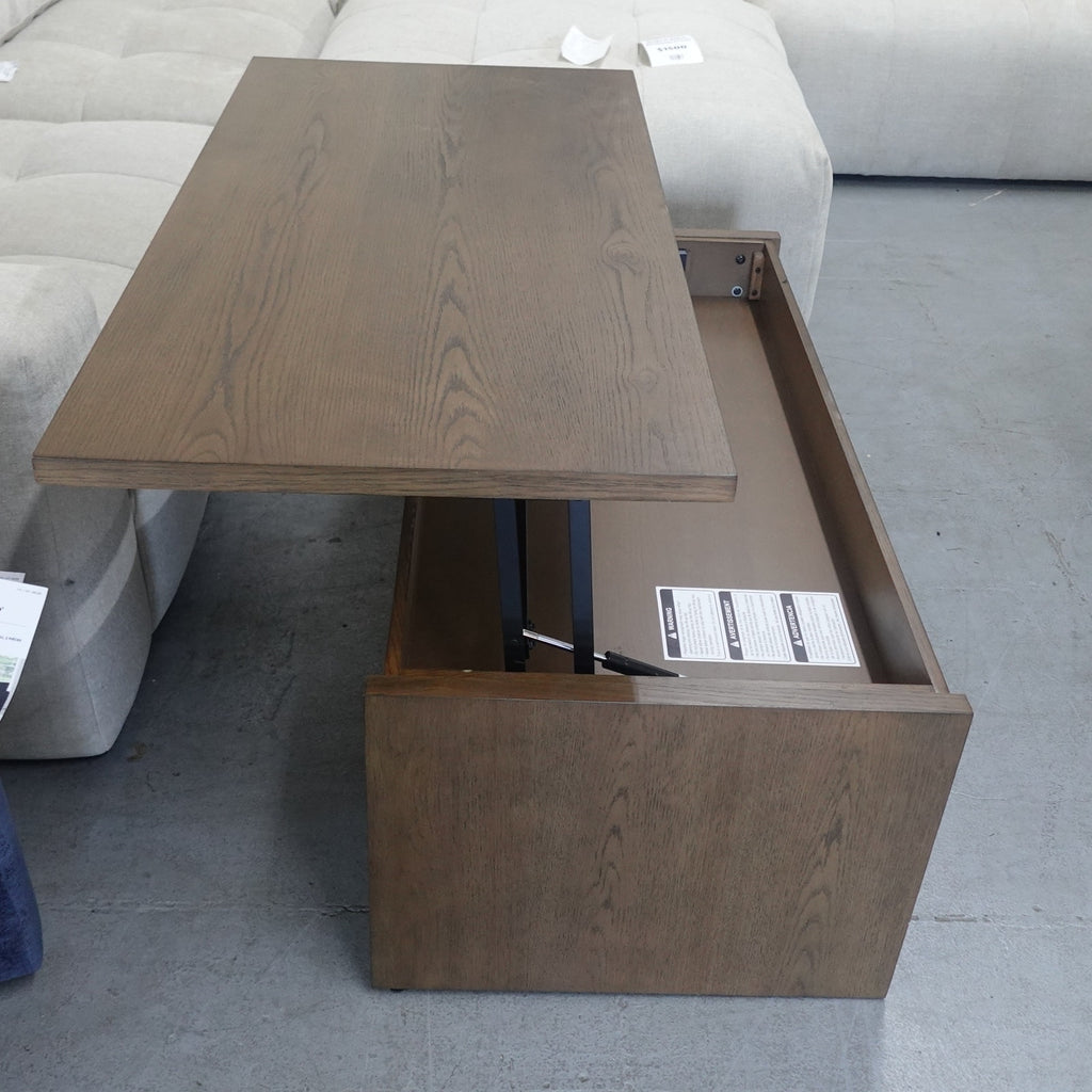 Whitlee Lift-Top Coffee Table, Brown