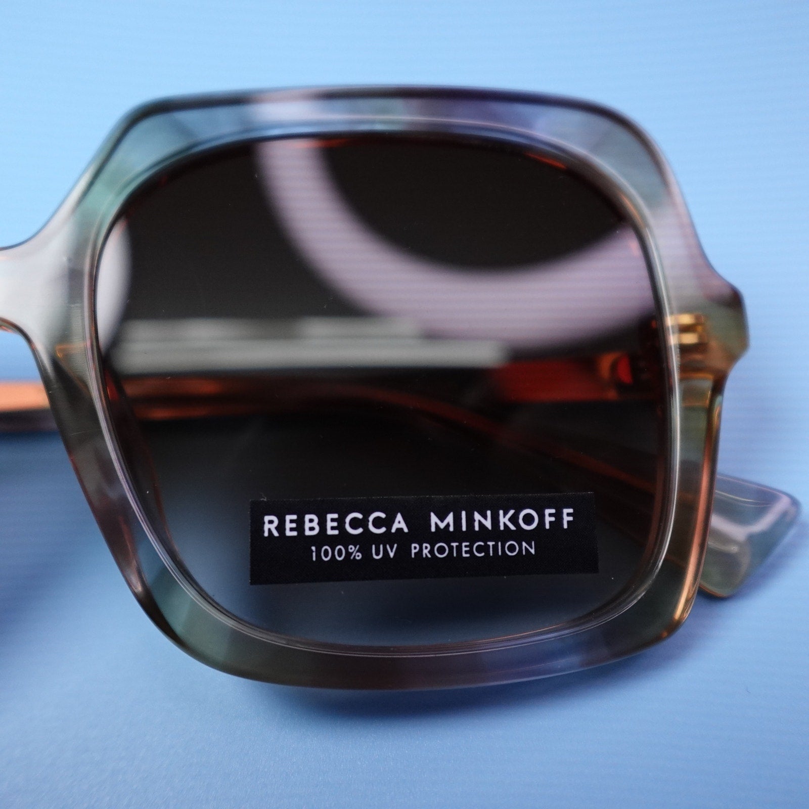 Rebecca Minkoff Willow Sunglasses Multicolor Tortoise Shell with Gold Arms