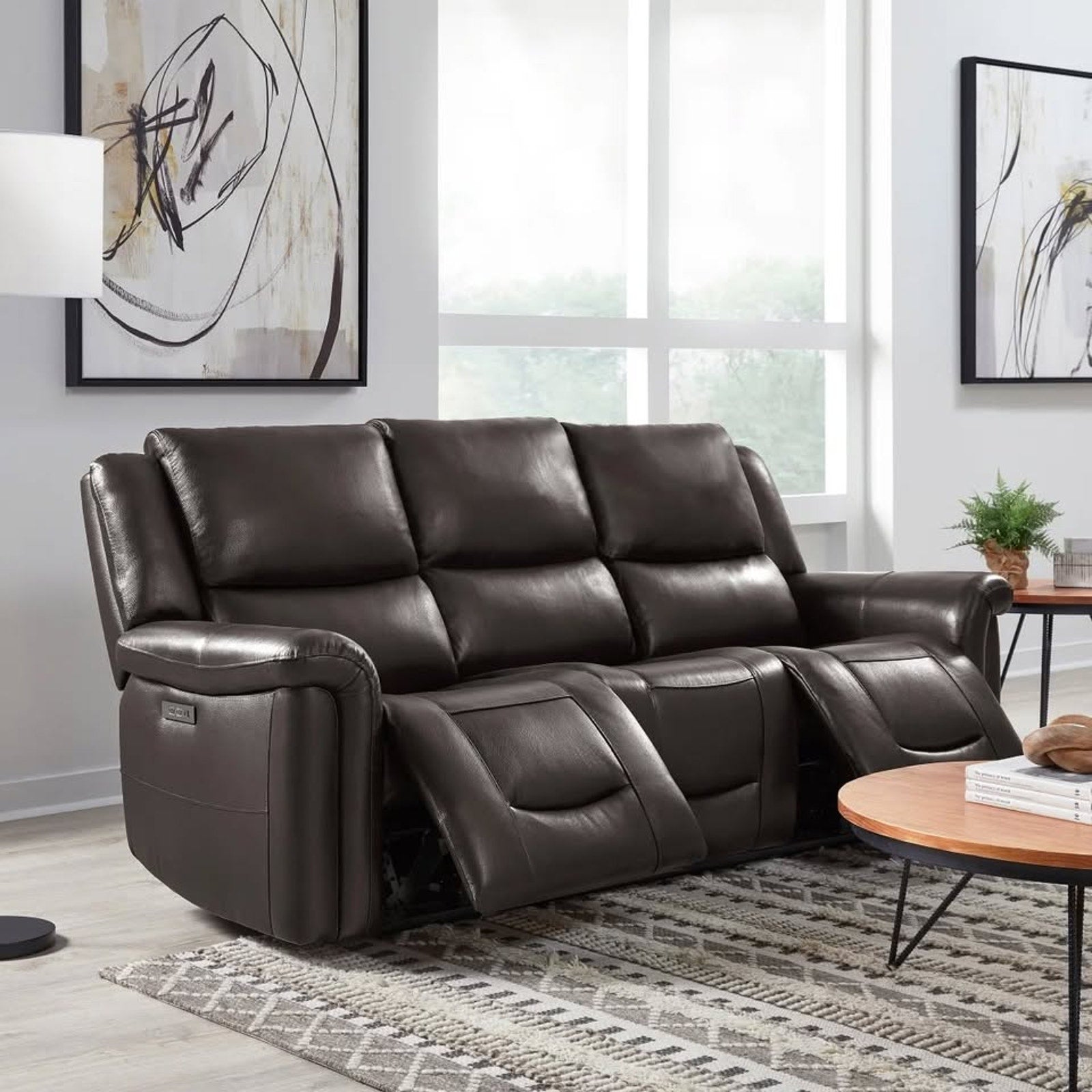 Alba Leather Power Reclining Sofa